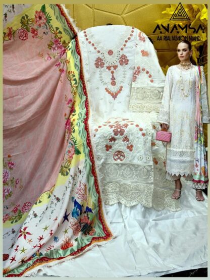 AL AMRA 476 SEMI STITCHED PAKISTANI SUITS IN SINGLE PIECE