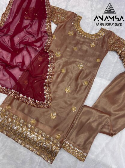 ANAMSA 489 PAKISTANI SUITS WHOLESALER IN SURAT - Image 2