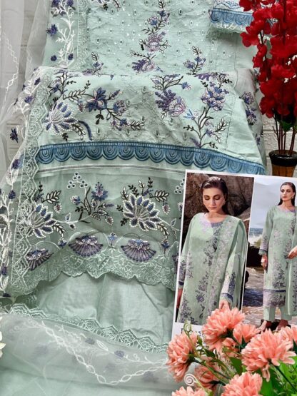 ZAHA FLORENT 10296 B PURE CAMBRIC COTTON PAKISTANI SUITS ONLINE INDIA PAKISTANI COTTON SUITS WHOLESALE DEALER, PAKISTANI SALWAR SUITS IN INDIA, PAKISTANI SALWAR SUITS WHOLESALE, ZAHA FLORENT 10296 B PURE CAMBRIC COTTON  ANAMSA, KEVAL FAB, Pakistani Suits, Salwar Kameez, Suits, ZAHA