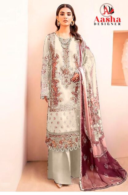 AASHA DESIGNER 1065 D PAKISTANI SALWAR SUITS SUPPLIER