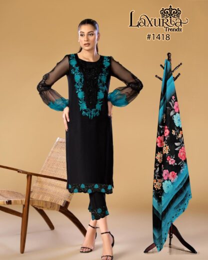 LAXURIA TRENDZ 1418 READYMADE PAKISTANI KURTI LATEST COLLECTION