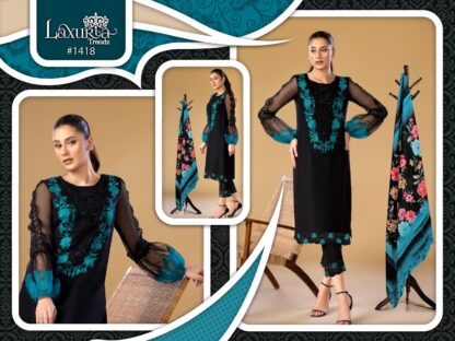 LAXURIA TRENDZ 1418 READYMADE PAKISTANI KURTI LATEST COLLECTION