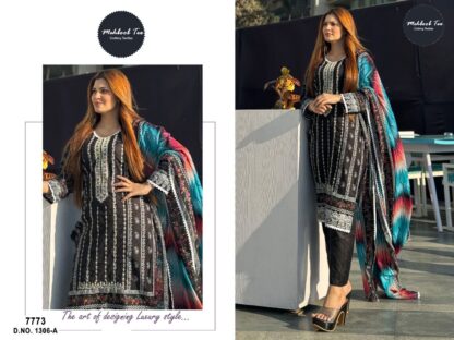 MEHBOOB TEX 1306 A PAKISTANI SUITS WHOLESALER SURAT - Image 2