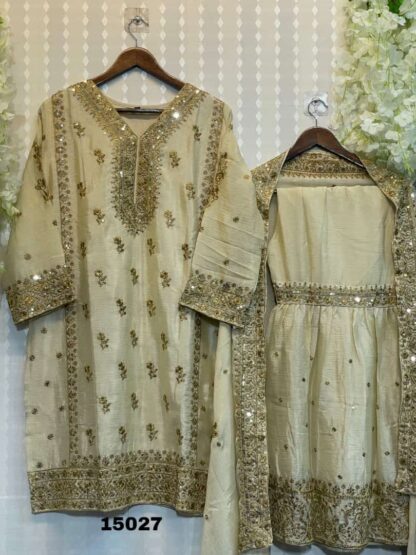 THE LIBAS 15027 PAKISTANI SHARARA SUITS WHOLESALER