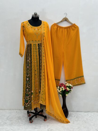 THE LIBAS MT 1019 NEW DESIGNER EMBROIDERY TOP SET ONLINE WHOLESALE