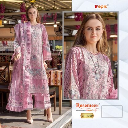 FEPIC ROSEMEEN C 1799 COTTON PAKISTANI SALWAR KAMEEZ ONLINE