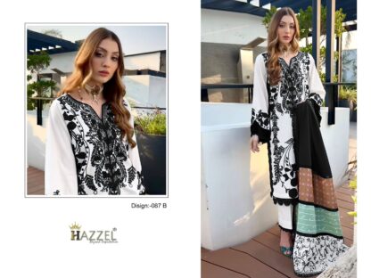 HAZZEL 087 B PAKISTANI SUITS SINGLE PIECE