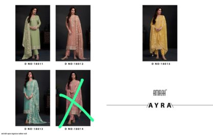 AMIRAH AYRA 18012 CRYSTAL ORGANZA PARTY WEAR SALWAR SUITS ONLINE