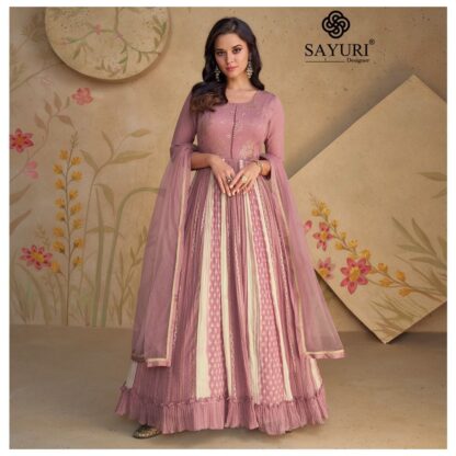 SAYURI 5502 FLORAL VOL 2 PARTYWEAR GOWN WHOLESALER