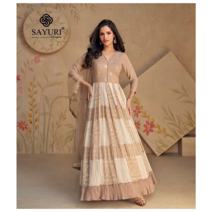 SAYURI 5504 FLORAL VOL 2 PARTYWEAR GOWN IN SURAT