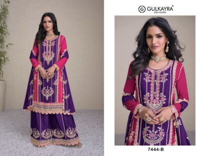 GULKAYRA DESIGNER SABINA 7444 B INDIAN SALWAR KAMEEZ WHOLESALER