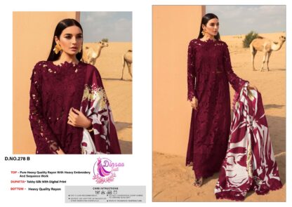 DINSAA SUITS 278 B SALWAR SUITS COLLECTION