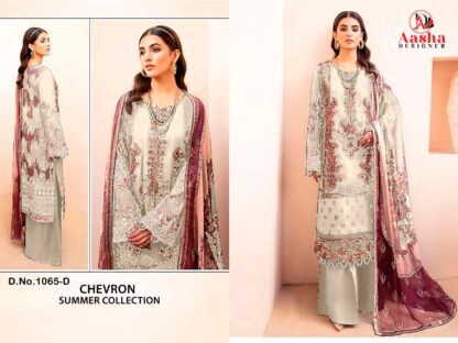 AASHA DESIGNER 1065 D PAKISTANI SALWAR SUITS SUPPLIER