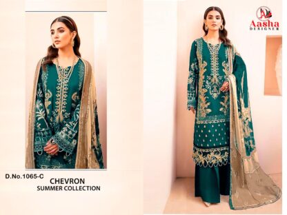 AASHA DESIGNER 1065 C PAKISTANI SUITS ONLINE SHOPPING