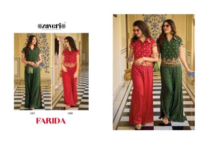 ZAVERI FARIDA 1267 CO-ORD SET COLLECTION