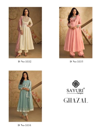 SAYURI DESIGNER 5554 GHAZAL GOWN ONLINE SHOPPING