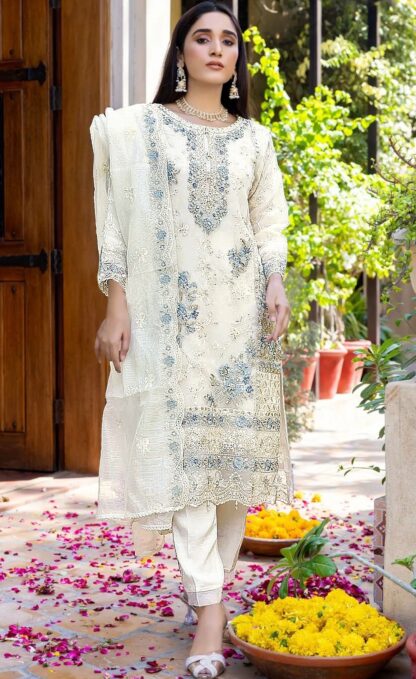 SADABAHAR 35 SEMI STITCH PAKISTANI SUITS LATEST COLLECTION