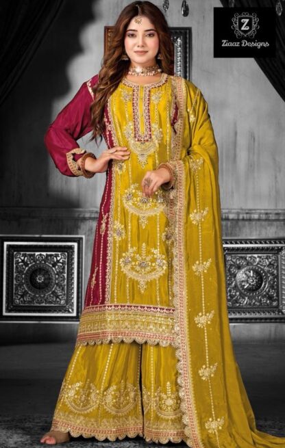 ZIAAZ DESIGNS 472 A PAKISTANI SUITS WHOLESALE IN SURAT