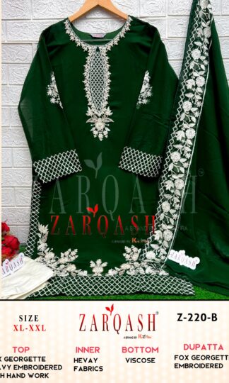 ZARQASH Z 220 B GEORGETTE READYMADE PAKISTANI KURTI ONLINEZARQASH Z 220 B GEORGETTE READYMADE PAKISTANI KURTI ONLINE