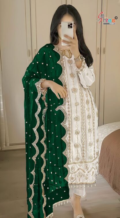 SHREE FABS S 5087 B PAKISTANI SUITS SINGLE PIECE