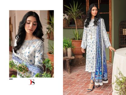 DEEPSY RAMSHA RUNGREZ LUXURY LAWN NX 4091 PAKISTANI SUITS ONLINE