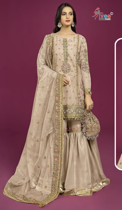 SHREE FABS K 5096 ORGANZA SILK WHOLESALE OF PAKISTANI SUITS