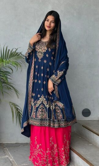 THE LIBAS COLLECTION AD AD174 GEORGETTE LEHENGA SET ONLINETHE LIBAS COLLECTION AD AD174 GEORGETTE LEHENGA SET ONLINE