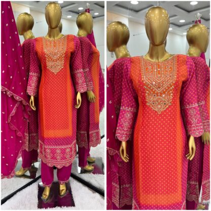 THE LIBAS COLLECTION SRK 5187 PURE CHINNON LATEST DESIGNER SALWAR SUITS ONLINE