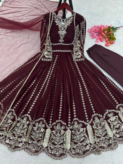 THE LIBAS NSR 817 PARTY WEAR GOWN ONLINE WHOLESALE IN SURAT BEST QUALITY PAKISTANI SUITS, PAKISTANI SALWAR KAMEEZ, PAKISTANI SUITS AT MANUFACTURER PRICE, PAKISTANI SUITS BEST PRICE, PAKISTANI SUITS COLLECTION, PAKISTANI SUITS IN SINGLE, PAKISTANI SUITS IN SURAT, PAKISTANI SUITS MANUFACTURER IN SURAT, PAKISTANI SUITS ONLINE SHOPPING, PAKISTANI SUITS ONLINE SHOPPING IN INDIA, PAKISTANI SUITS WHOLESALE, PAKISTANI SUITS WHOLESALE DELHI, PAKISTANI SUITS WHOLESALE IN DELHI, THE LIBAS NSR 819  Gown, NSR, Pakistani Suits, Salwar Kameez, Single, Suits, THE LIBAS COLLECTION