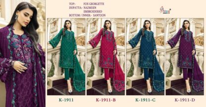 SHREE FABS K-1911 PAKISTANI SUITS ONLINE WHOLESALER