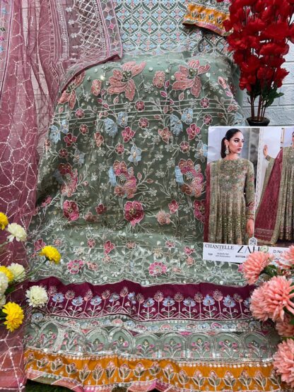 ZAHA CHANTELLE VOL 5 10293 A PAKISTANI SALWAR SUITS DESIGN