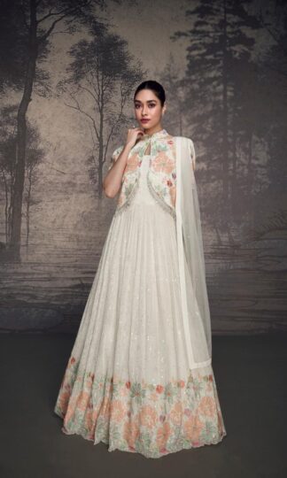 SAYURI DESIGNER BAHAAR 5607 STITCHED LUCKNAVI GOWNS ONLINESAYURI DESIGNER BAHAAR 5607 STITCHED LUCKNAVI GOWNS ONLINE