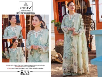 ANAMSA 542 SEMI STITCHED PAKISTANI SUITS ONLINE INDIA