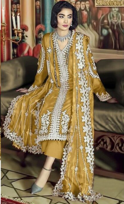 JOHRA TEX JT 139 B ORGANZA PAKISTANI SUITS WITH PRICE