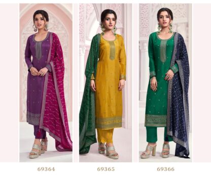 VINAY FASHION KULEESH SIYA 69364 MOONGA SILK SALWAR SUITS ONLINE