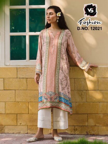 VS FASHION VS 12021 COTTON MASLIN PAKISTANI SUITS ONLINE SHOPPING