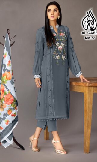 AL QASR MA 77 GREY STRACHABLE READYMADE KURTI ONLINE SHOPPINGAL QASR MA 77 GREY STRACHABLE READYMADE KURTI ONLINE SHOPPING