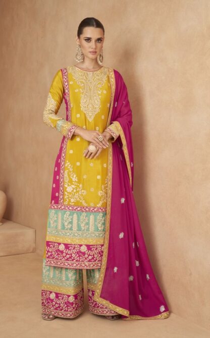 THE LIBAS 7440 A CHINON SALWAR SUITS ONLINE WHOLESALE IN SURAT