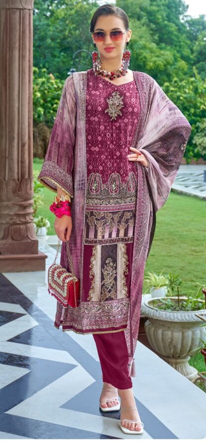 FEPIC ROSEMEEN C 1865 A PAKISTANI SUITS ONLINE