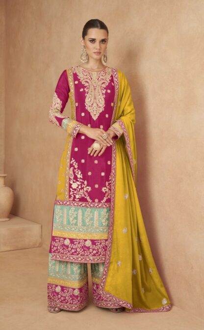 THE LIBAS 7440 B CHINON PARTY WEAR SALWAR SUITS ONLINE SUPPLIER