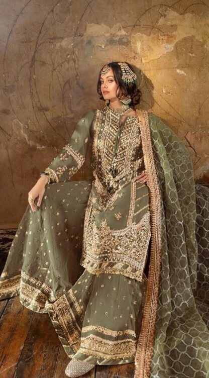 SERINE S 123 C ORGANZA PAKISTANI SUITS FOR WOMEN ONLINE