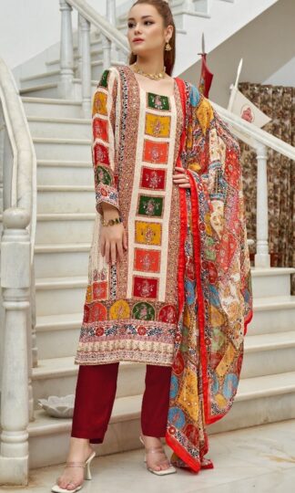 FEPIC ROSEMEEN C 1879 PAKISTANI SUITS SINGLE PIECEFEPIC ROSEMEEN C 1879 PAKISTANI SUITS SINGLE PIECE