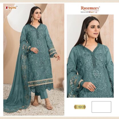 FEPIC ROSMEEN C 1824 B PAKISTANI SUITS ONLINE WHOLESALE