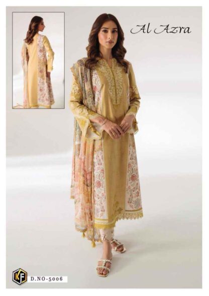 KEVAL AL AZRA VOL 5 READYMADE PAKISTANI KURTI CATALOGUE WHOLESALE