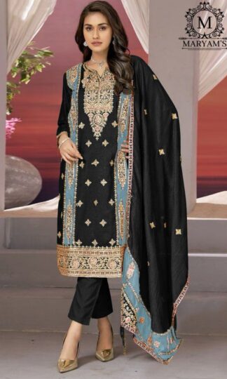 MARYAM 168 C PARTY WEAR PAKISTANI SUITS IN SINGLE PIECEMARYAM 168 C PARTY WEAR PAKISTANI SUITS IN SINGLE PIECE
