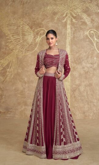 SAYURI DESIGNER TYOHAAR 5622 FREE SIZE STITCHED CHINON SILK PARTY WEAR DREES ONLINESAYURI DESIGNER TYOHAAR 5622 FREE SIZE STITCHED CHINON SILK PARTY WEAR DREES ONLINE