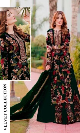FLORENT 1017 A VELVET SALWAR SUITS ONLINE WHOLESALE IN SURATFLORENT 1017 A VELVET SALWAR SUITS ONLINE WHOLESALE IN SURAT