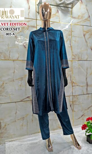 RAWAYAT 002 A VELVET CORD SET COLLECTION ONLINE WHOLESALERAWAYAT 002 A VELVET CORD SET COLLECTION ONLINE WHOLESALE