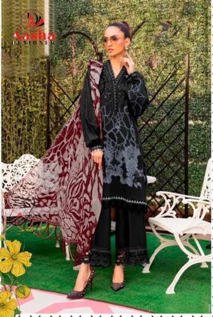 AASHA DESIGNER 1058 C PAKISTANI SUITS ONLINE SHOPPING