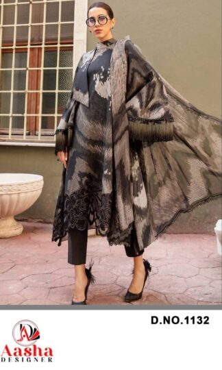 AASHA DESIGNER M PRINTS VOL-13 1132 PAKISTANI SUITS WITH PRICEAASHA DESIGNER M PRINTS VOL-13 1132 PAKISTANI SUITS WITH PRICE